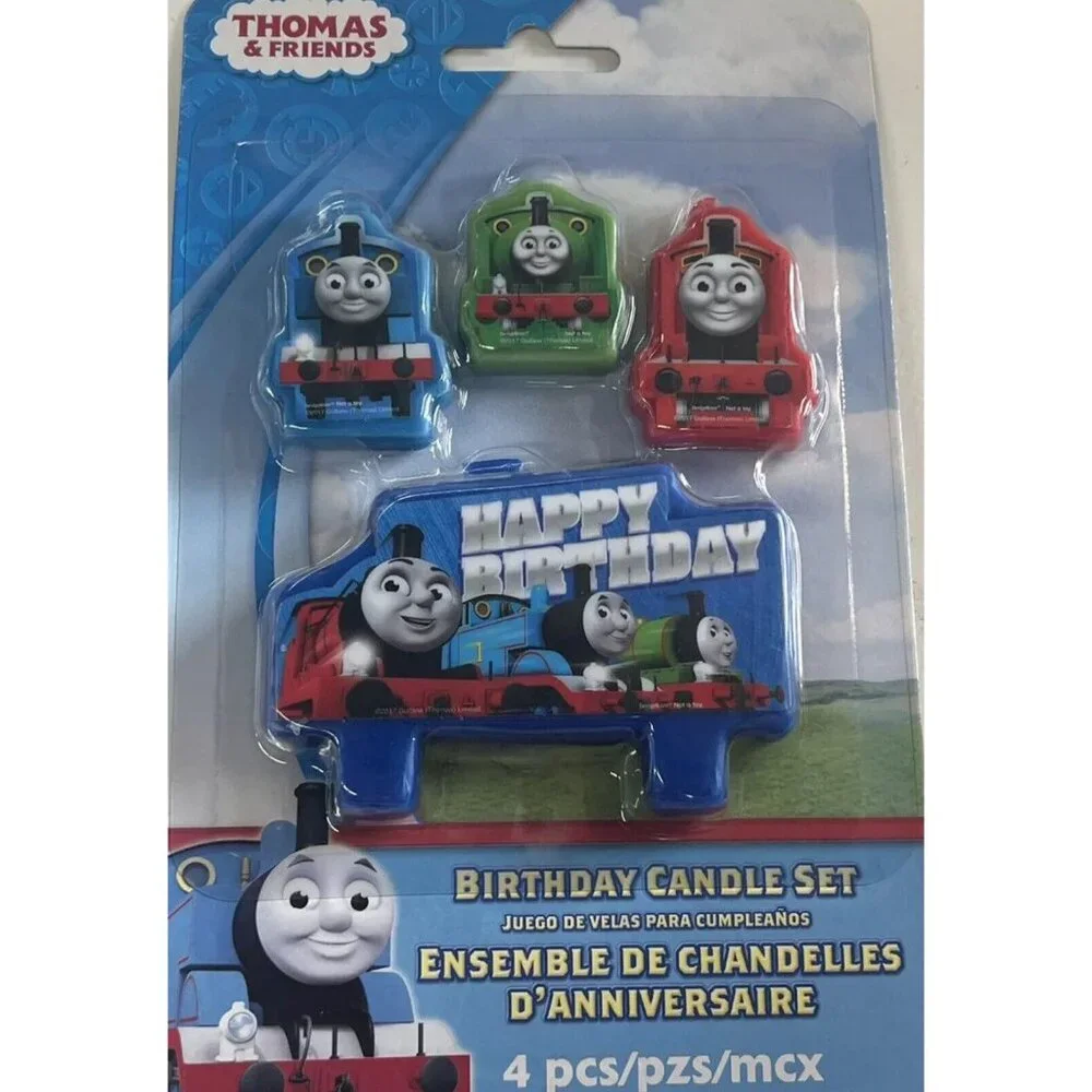Thomas the Train Tank Engine (Thomas & Friends) Kids Birthday Party Candle Set